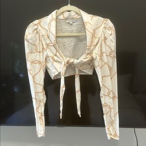 Weworewhat chain crop top